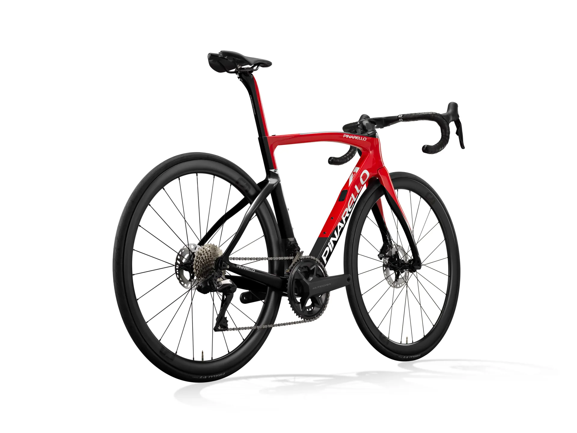 Pinarello F7 Road Bike with Ultegra Di2 FULCRUM 500 RAZOR RED
